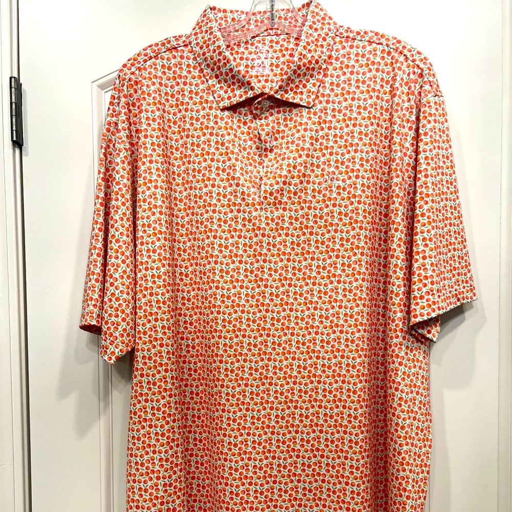 Rhoback Men’s Peach Polo- “The Absolute Peach”